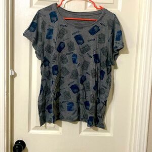 Torrid Doctor Who Her Universe Tardis T-Shirt Size 1